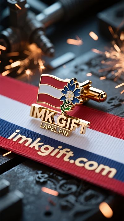 in994-Der-Bergschwur-auf-Edelweiß-Manschettenknöpfe