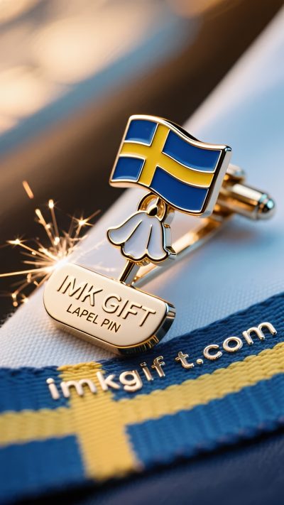 in995-Liljekonvalj-Manschettknappar-och-Korsflagga-Nordiskt-Ljus-Lyser-i-Ödmjukhet